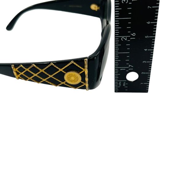 Vintage 1990s Black & Gold Rochas Paris Sunglasses Mod 9019 01 Made in France - Picture 14 of 16